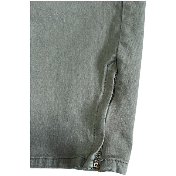 KanCan Olive Green Button Fly Pants, Size 12 (measured) - Picture 3 of 4